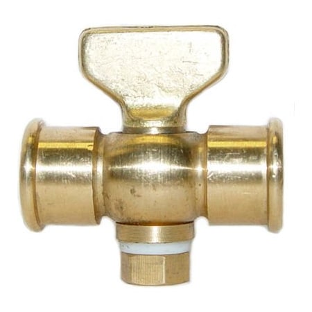 Engineered Specialty Products, Inc PIC Gauges 1/4" NPT Brass Shut-Off Cock Gauge Valve, A10 A10